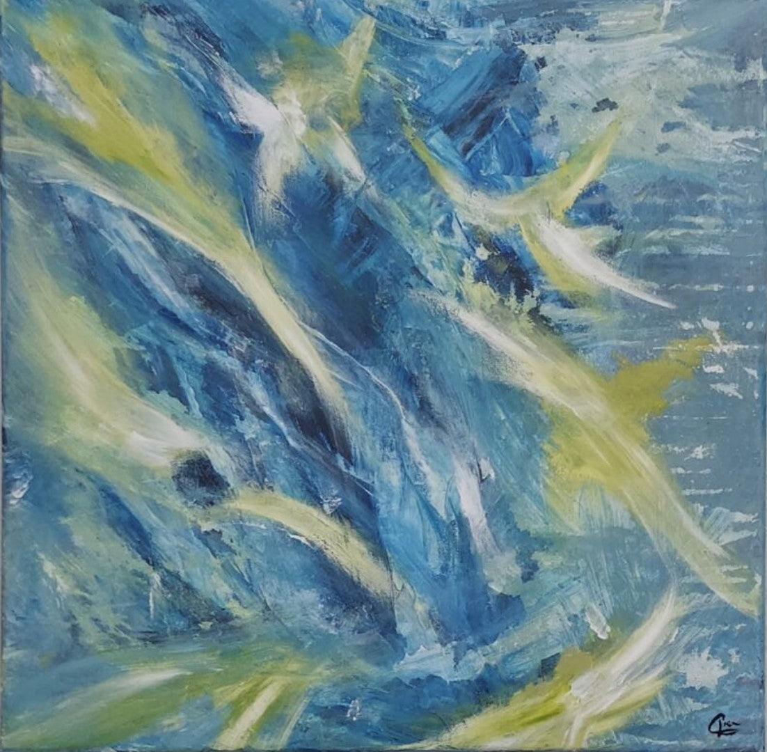Breath of the Deep - Original Abstract Acrylic Painting